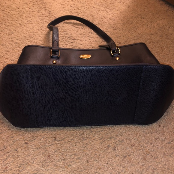 Authentic Coach purse - navy - Picture 6 of 6
